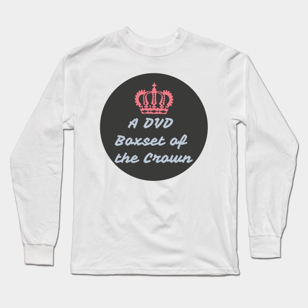 A DVD Boxset of the Crown Long Sleeve T-Shirt by TexasToons